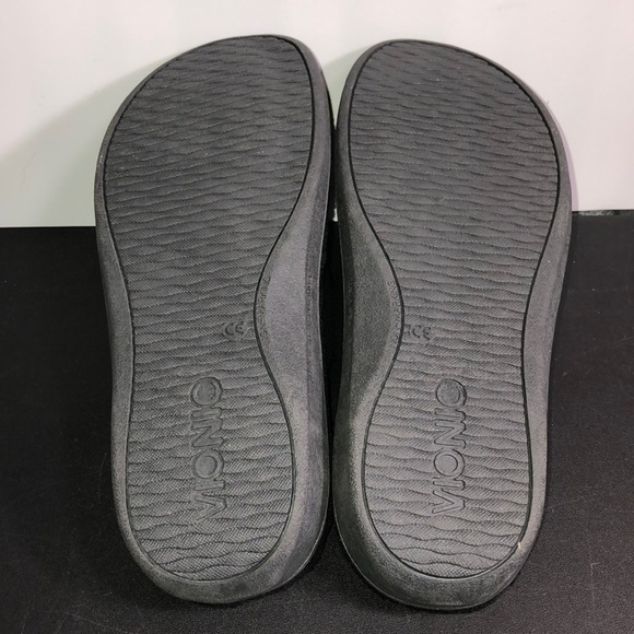 VIONIC TERRY CLOTH SLIPPERS BLACK LADIES SIZE 9 - Picture 6 of 6